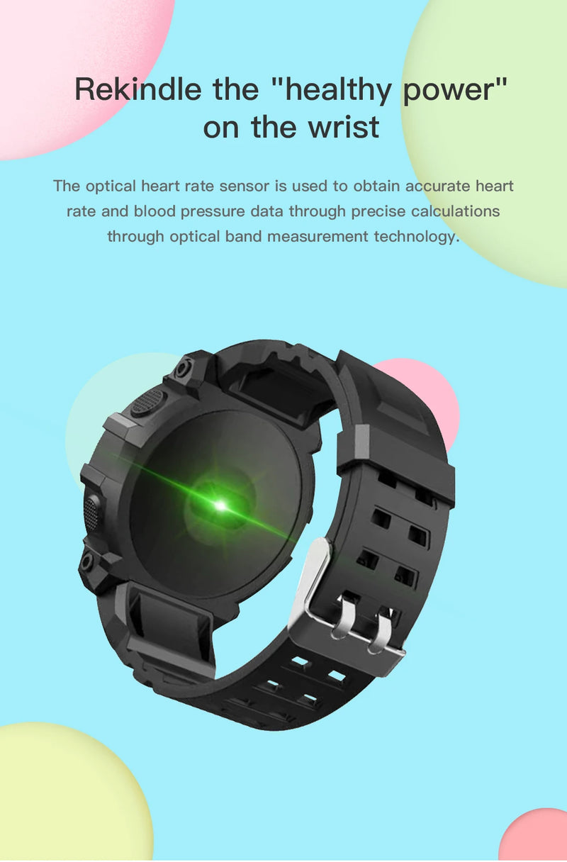 Relógio inteligente Real Stepcount Multifuncional Step Connected Smart Watch para homens e mulheres IP68 Adequado para IOS e Android
