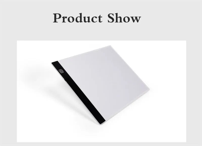 A4 A5 LED Desenho Tablet Três Níveis Digital Graphics Pad Light Pad Copy Board Arte Eletrônica Pintura Gráfica Mesa de Escrita