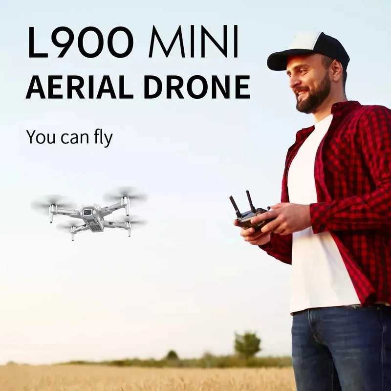 Drone L900 Pro GPS 4K HD profissional com câmera dupla 5G Wi-Fi, fotografia, quadricóptero dobrável sem escova, distância de 1,2 km, drones de brinquedo