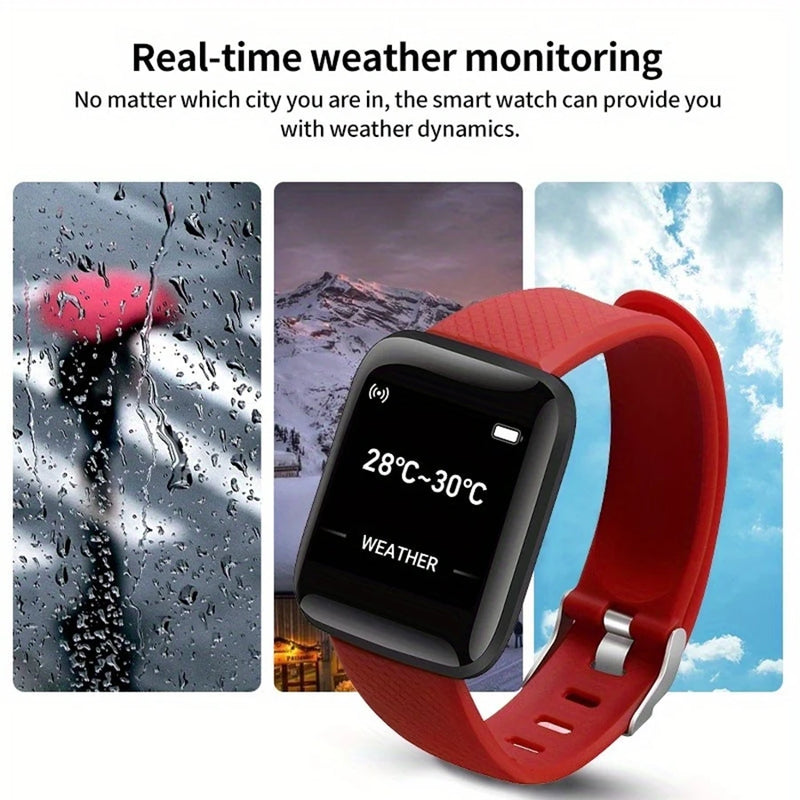 Relógio inteligente masculino e feminino, relógio de pulso, mensagem, monitor de fitness, pulseira, presente de aniversário, relógio eletrônico para Xiaomi Huawei
