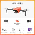 FIMI MINI 3 SE novo drone 4K 30fps alcance de 9 km híbrido 3 eixos Gimbal 249g design ultraleve 12MP rastreamento inteligente mini drone profissional GPS