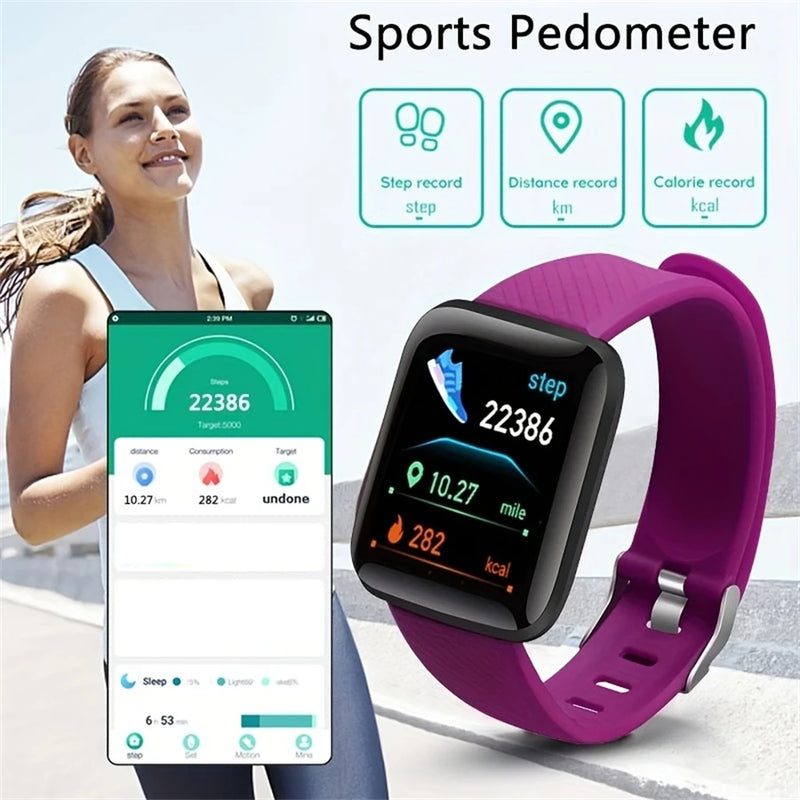 Relógio inteligente masculino e feminino, relógio de pulso, mensagem, monitor de fitness, pulseira, presente de aniversário, relógio eletrônico para Xiaomi Huawei