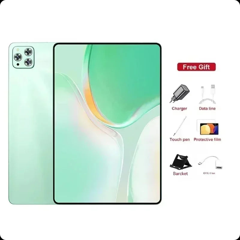 Tablet iPad Air Pro original 2025 Android 14 Snapdragon 11 polegadas HD 16 GB + 1 TB 20000 mAh 5G Dual SIM Bluetooth WiFi GPS