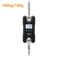 Balança digital de guindaste para pesagem 300 kg 150 kg/50 g 200 kg/100 g 500 kg/100 g balança de gancho suspensa para serviço pesado portátil digital de aço inoxidável