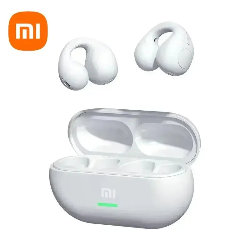 Fones de ouvido sem fio Xiaomi Earclip Bluetooth 5.3 Fones de ouvido esportivos ao ar livre Fones de ouvido com controle de toque para iPhone Huawei Samsung