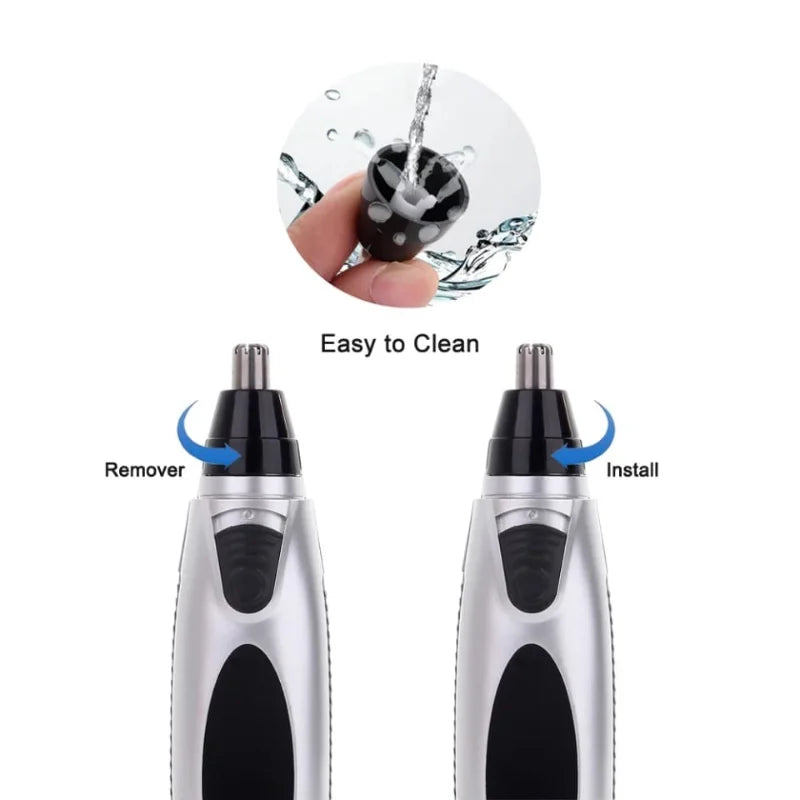 Aparador elétrico de pelos nasais para homens e mulheres disponível com motor de alto torque e baixo ruído e alta velocidade lavável