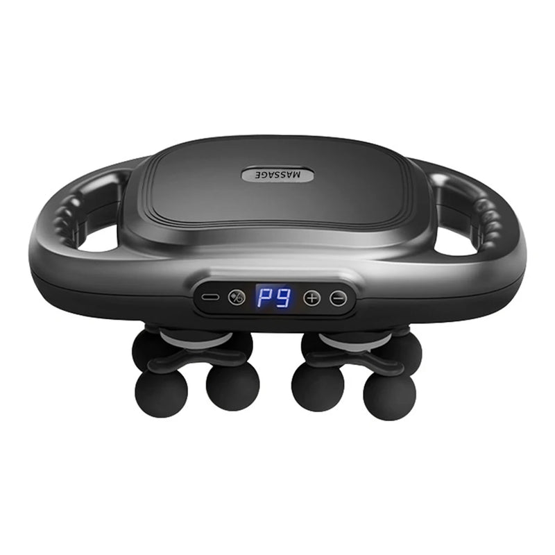 12 Cabeças de Massagem Pistola de Massagem Tecido Profundo Músculo Sem Fio Vibração de Alta Frequência Massageador Corporal Costas Pernas Pescoço Massageador