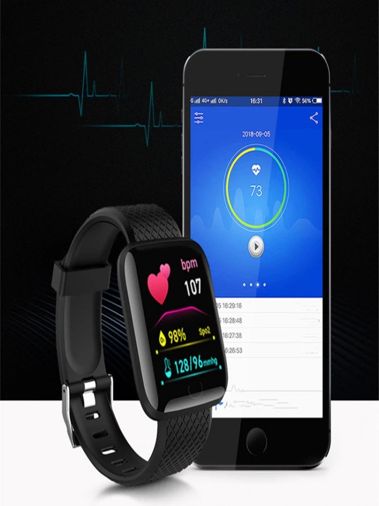 Relógio inteligente masculino e feminino, relógio de pulso, mensagem, monitor de fitness, pulseira, presente de aniversário, relógio eletrônico para Xiaomi Huawei