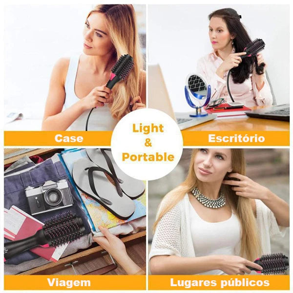 Secador de cabelo, secador, pente elétrico quente, pente de cabelo, secador de cabelo frete grátis, planchas para El Cabello, Brasil