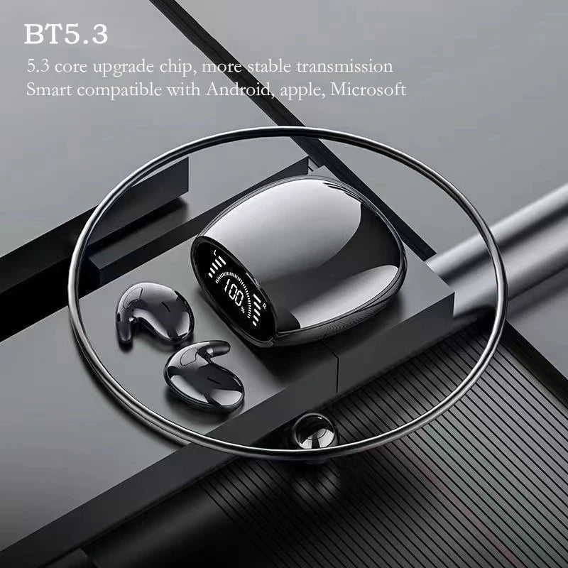 Xiaomi Fone de ouvido para dormir Fones de ouvido invisíveis Bluetooth 5.3 Cancelamento de ruído IPX7 à prova d'água Ultra fino TWS Fones de ouvido estéreo esportivos