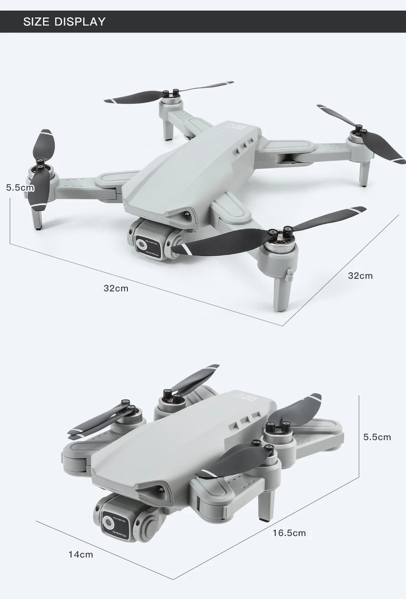 Drone L900 Pro GPS 4K HD profissional com câmera dupla 5G Wi-Fi, fotografia, quadricóptero dobrável sem escova, distância de 1,2 km, drones de brinquedo