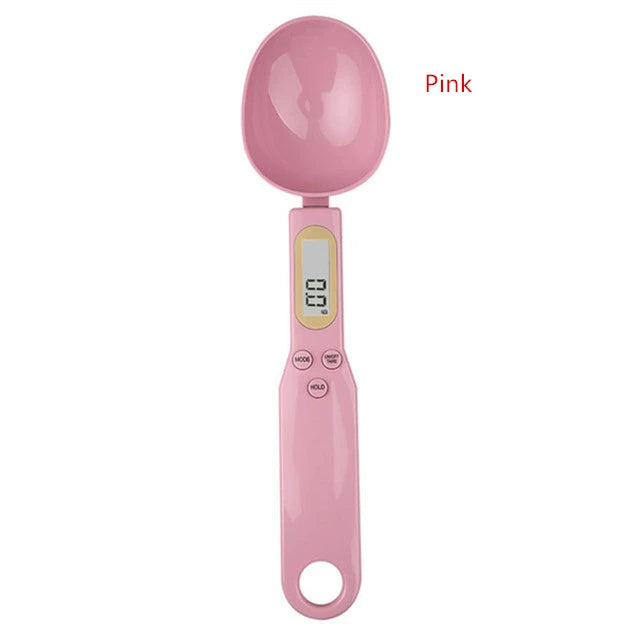 Balança de cozinha eletrônica 500g 0,1g LCD digital para medição de alimentos, farinha, colher, mini ferramenta de cozinha para leite, café