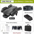 Drone L900 Pro GPS 4K HD profissional com câmera dupla 5G Wi-Fi, fotografia, quadricóptero dobrável sem escova, distância de 1,2 km, drones de brinquedo
