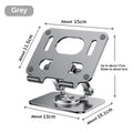 Suporte para tablet com rotação de 360° para iPad, suporte dobrável ajustável para tablet, suporte de alumínio para celular compatível com iPad Pro/Air/Mini