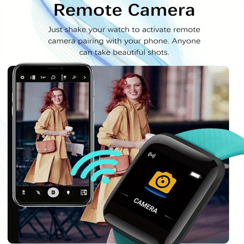 Relógio inteligente masculino e feminino, relógio de pulso, mensagem, monitor de fitness, pulseira, presente de aniversário, relógio eletrônico para Xiaomi Huawei