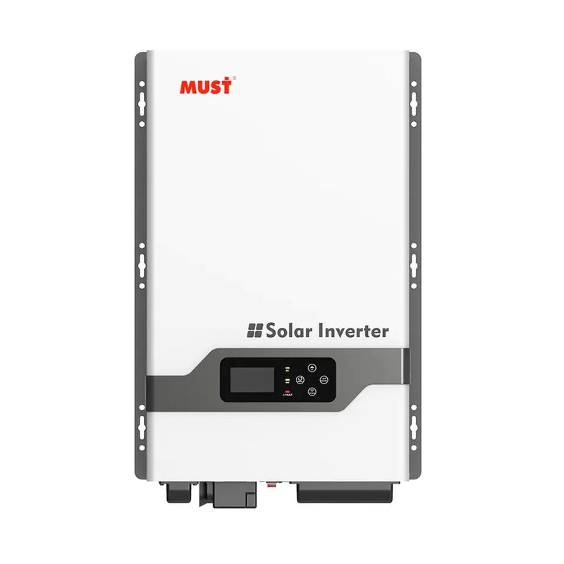 Inversor de fase dividida MUST PV3300 TLV 110V/220V 3kw 5kw 6kw Inversor de baixa frequência para sistema solar híbrido off-grid