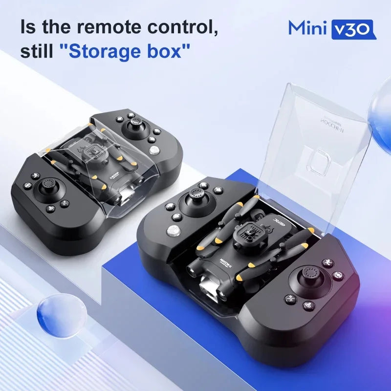 V30 Mini Drone 4DRC 8K HD 5G Profesional Drones FPV Five-sided Obstacle Avoidance Helicopter Brushless Motor RC Drone Toy 10000M