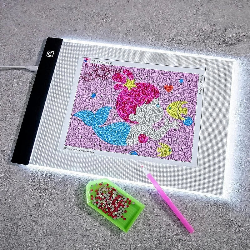 A4 A5 LED Desenho Tablet Três Níveis Digital Graphics Pad Light Pad Copy Board Arte Eletrônica Pintura Gráfica Mesa de Escrita