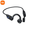 Xiaomi X7 Fone de ouvido sem fio de condução óssea para natação esportiva Bluetooth compatível com viva-voz e microfone para fones de ouvido esportivos